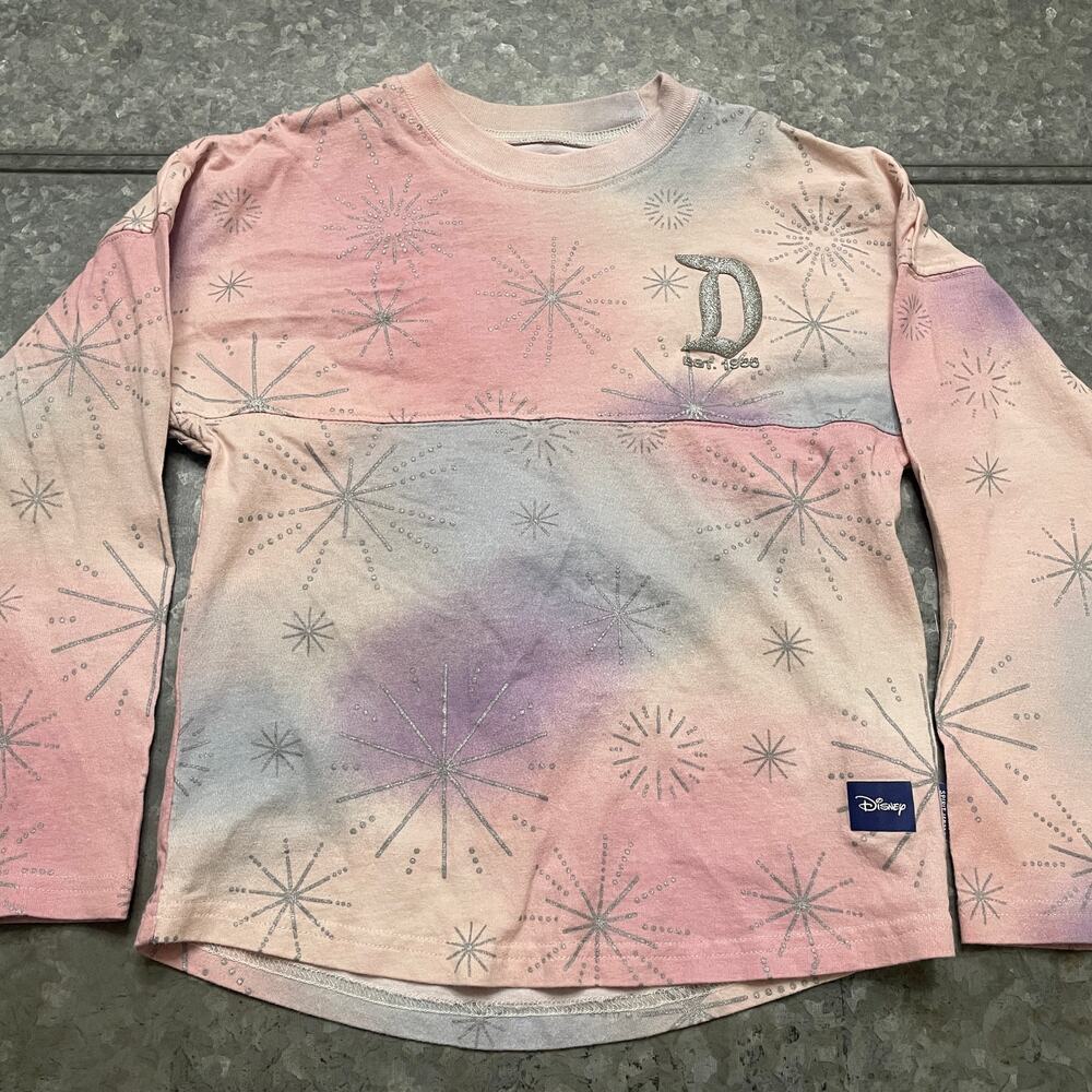 Disneyland Resort 100 Years Spirit Jersey Youth Small Long Sleeve Shirt Disney